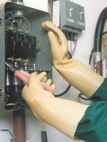 Перчатки диэлектрические (б/шва) 100 % латекс